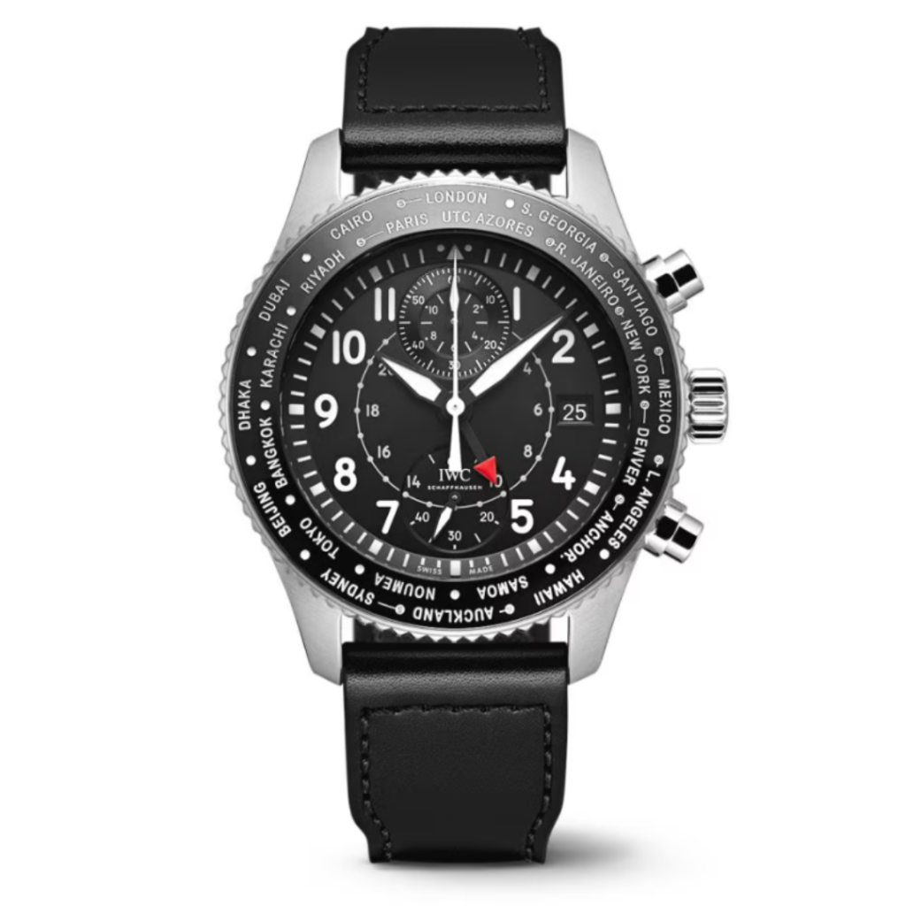 IWC MONTRE D’AVIATEUR TIMEZONER CHRONOGRAPHE 46 MM