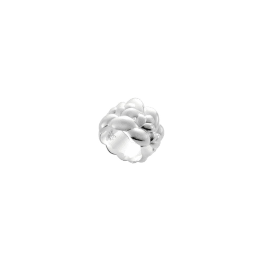 christofle babylone bague jonc large en argent massif 