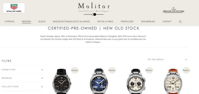 montres vintage luxembourg