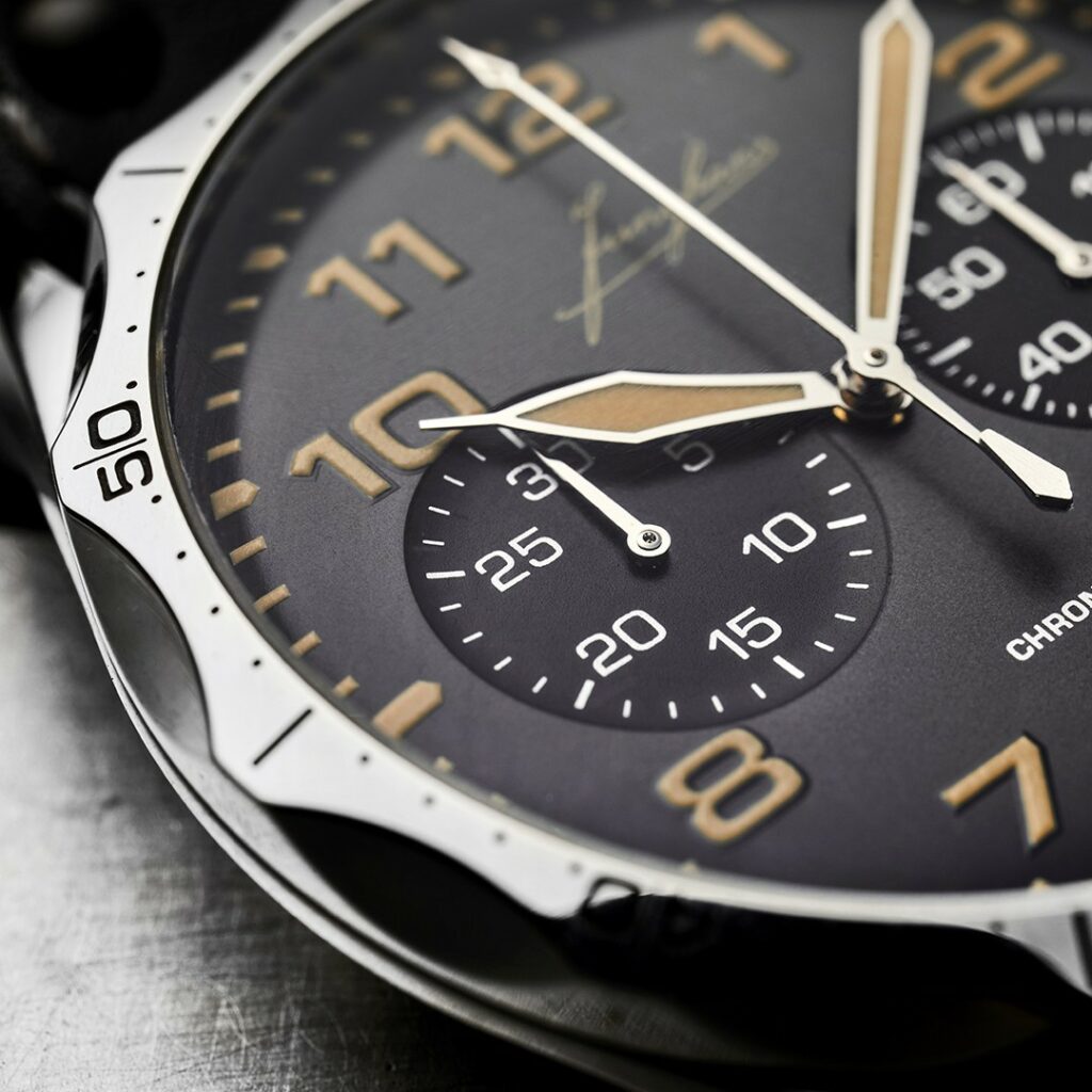 cadran junghans pilot chronoscope