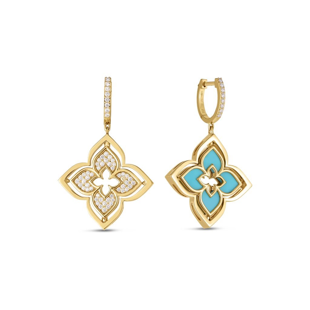 boucles d'oreilles roberto coin venetian princess pirouette
