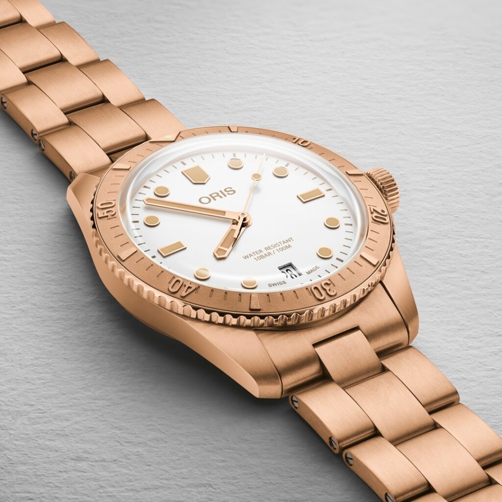 ORIS Divers Sixty-Five Cotton Candy “White Star” luxembourg