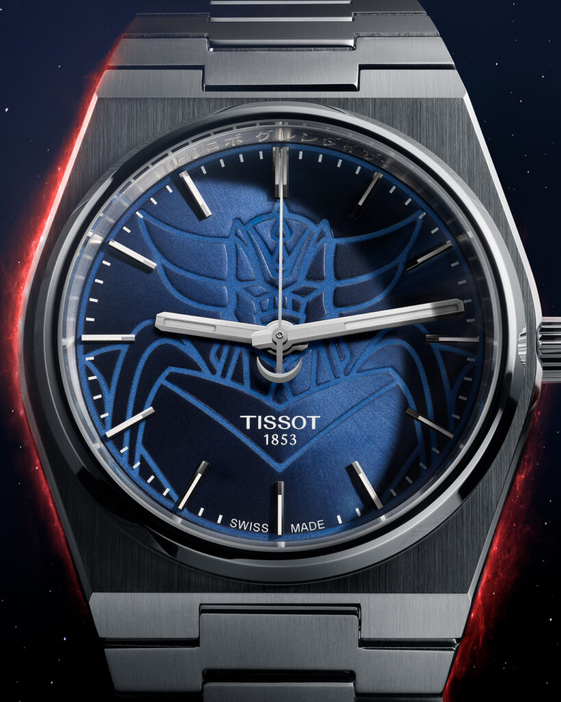 Tissot prx x UFO Robot Grendizer face